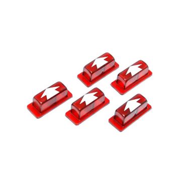 Seeburg Red Arrow Pushbuttons for Drum Model V / VL / KD (5 pcs)