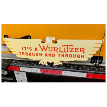 Wurlitzer Sea Eagle Enamel Sign 61 x 20 cm