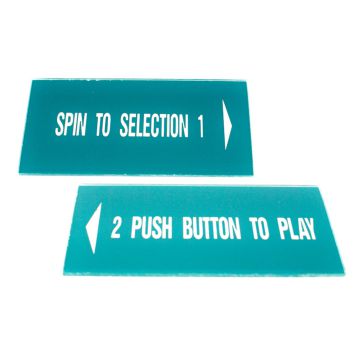 AMI Model J Jukebox Instruction Set Mechanic Selector 