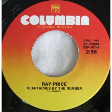 Single: Ray Price ‎– Heartaches By The Number / Release Me