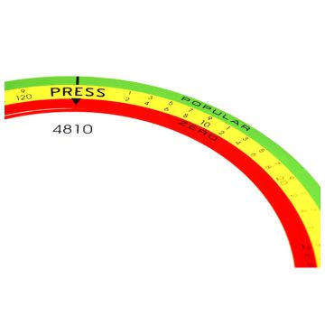 Rock-Ola decal popularity meter model 1468 / 1478 model Tempo 1 / 2 (120 select) 