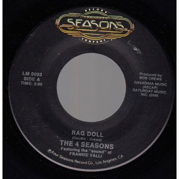 Jukebox Single 45: The 4 Seasons & Frankie Valli ‎– Rag Doll / Opus 17 (Don't You Worry 'Bout Me)