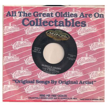 Single 45: The 4 Seasons / Frankie Valli ‎– Silence Is Golden / The Proud One
New old stock vinyl