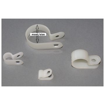 plastic clamp for securing wires 3,2 mm