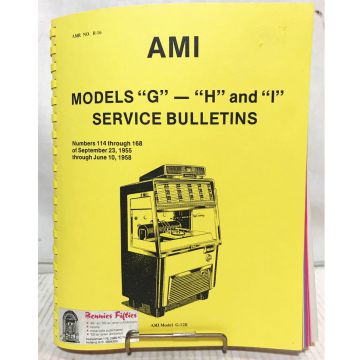 Service Bulletin - Ami Jukebox Model G, H & I  