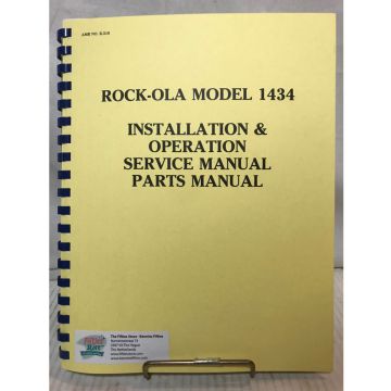 Rock-Ola 1434 Rocket Jukebox Service Manual