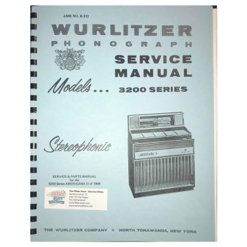 Wurlitzer 3200 Series Jukebox Services Manual