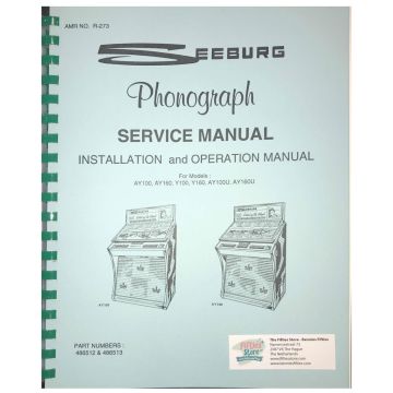 Seeburg Models AY100, AY160, Y100, Y160, AY100U & AY160U Jukebox Service Manual