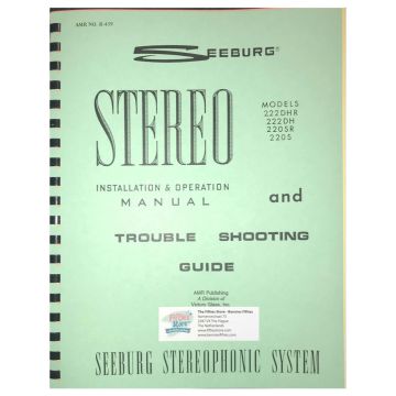 Seeburg Models 222DH(R) & 220S(R) Jukebox Service Manual