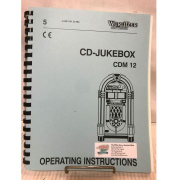 Wurlitzer One More Time Jukebox CDM12 Operating Instructions Manual