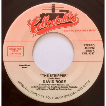 Jukebox Single 45: David Rose / Eddy Howard – The Stripper / Happy Birthday
Jazz/Pop