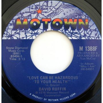 Single 45: David Ruffin – Love Can Be Hazardous To Your Health / Heavy Love