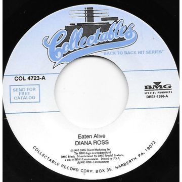 Single 45: Diana Ross ‎– Eaten Alive / Chain Reaction ('86 Remix)