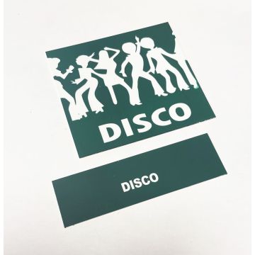 Seeburg classification card Disco for drum / lens model V / VL / KD200 - Green