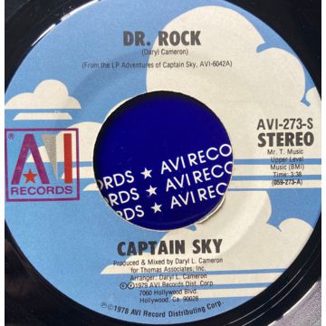 Single 45: Captain Sky – Dr. Rock / Saturday Night Move-Ease
New old stock Fink/Soul/Disco vinyl 1979