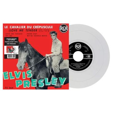 Single: Elvis Presley – Le Cavalier Du Crépusculte: Love Me Tender (Translucent Vinyl) 