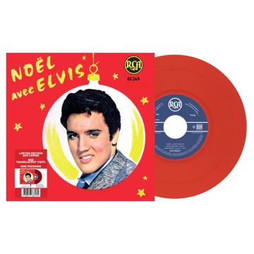 Elvis Presley – Noël Avec Elvis (Translucent Red Vinyl) EP 7" Vinyl