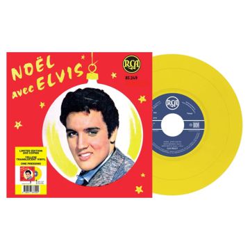 Elvis Presley – Noël Avec Elvis (Translucent Yellow Vinyl) EP 7" Vinyl