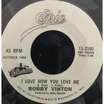 Single: Bobby Vinton ‎– I Love How You Love Me / To Know You Is To Love You