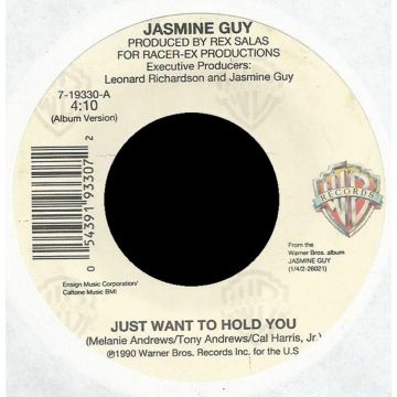 Single 45: Jasmine Guy ‎– Just Want To Hold You / Try Me