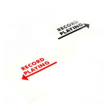 Wurlitzer stickers Record Playing links en rechts mechaniek