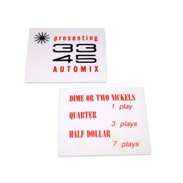 Ami pricing and automix Cards White Model Continental 2