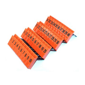 Rock-Ola Model Tempo 1 Jukebox Pushbuttons Set (Orange)