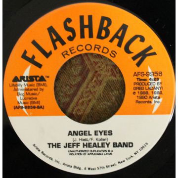 Single 45: The Jeff Healey Band ‎– Angel Eyes / Confidence Man