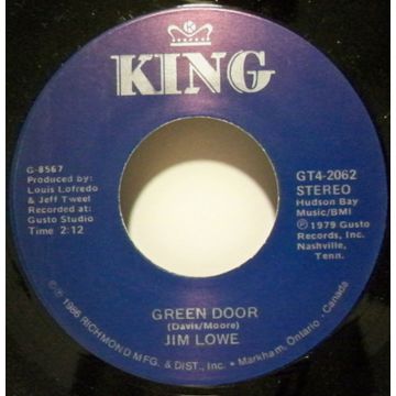 Single 45: Jim Lowe ‎– Green Door / Talkin' To The Blues