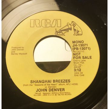 Single 45 : John Denver - Shanghai Breezes Mono / Stereo