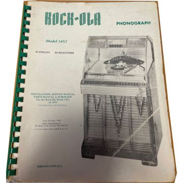 Rock-Ola Manual 1452 - Preowned