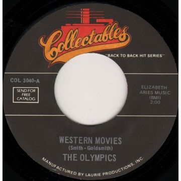 Jukebox Single 45: The Olympics / Jody Reynolds ‎– Western Movies / Endless Sleep