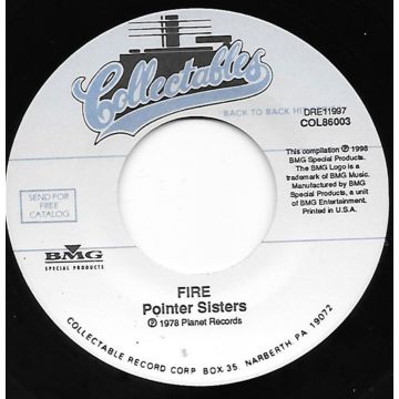 Vinyl Single 45: Pointer Sisters ‎– Fire / He's So Shy