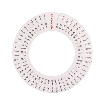 Popularity Meter Decal For Rock-Ola 1484, 1493, 1494 & Small 403