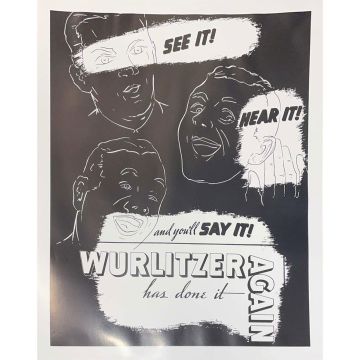 Poster Wurlitzer Has Done It Again - 49x38cm