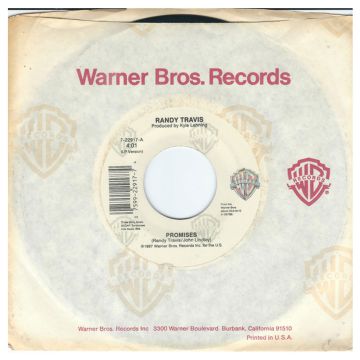 Single 45: Randy Travis ‎– Promises / Written In Stone