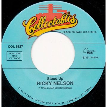 Jukebox Single 45: Ricky Nelson ‎– Stood Up / Teenage Idol