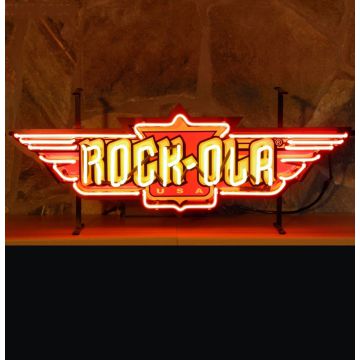 Rock-Ola Logo Neon With Sign 84 x 31 cm