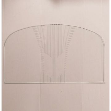 Rock-Ola 1428 Jukebox Frosted V-Pattern Front Glass