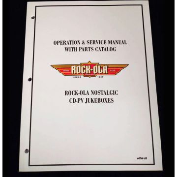 Rock-Ola Service Manual Nostalgic CD-PV Jukeboxes 6.20