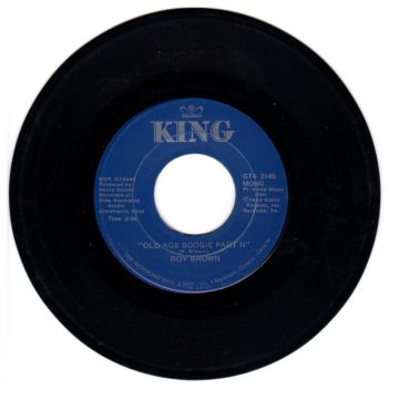 Single 45: Roy Brown ‎– Old Age Boogie Part II / Grandpa Stole My Baby
new old stock vinyl