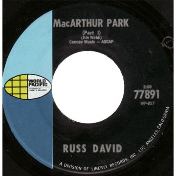 Single 45: Russ David ‎– MacArthur Park Part I / Part II  Single 45: Russ David ‎– MacArthur Park Part I / Part II 
New old stock Jazz vinyl 1968