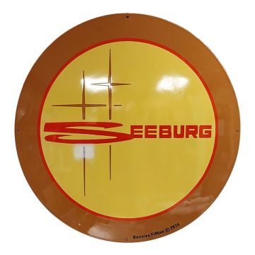 Seeburg Logo Enamel Sign - Ø60cm