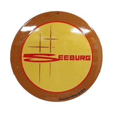 Seeburg Logo Enamel Sign - Ø40cm