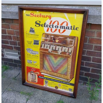 Seeburg M100A Select-O-Matic 100 Poster - 84 x 61cm - Original