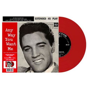 Single: Elvis Presley - Any Way You Want Me: South Africa (Red Translucent Vinyl)