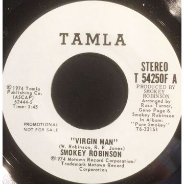 Single 45: Smokey Robinson ‎– Virgin Man / Virgin Man