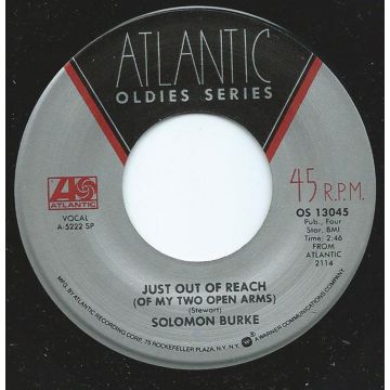 Single 45: Solomon Burke / Esther Phillips ‎– Just Out Of Reach (Of My Two Open Arms) / Release Me
Atlantic Oldies Series