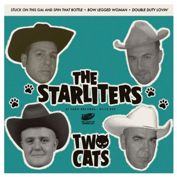 The Starliters - Two Cats 7" EP 33 1/3 RPM rockabilly