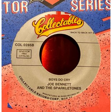 Single 45: The Tempos / Joe Bennett And The Sparkletones ‎– See You In September / Boys Do Cry